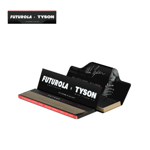 FUTUROLA  X TYSON ROLLING PAPERS + PERFORATED TIPS   